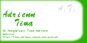 adrienn tima business card